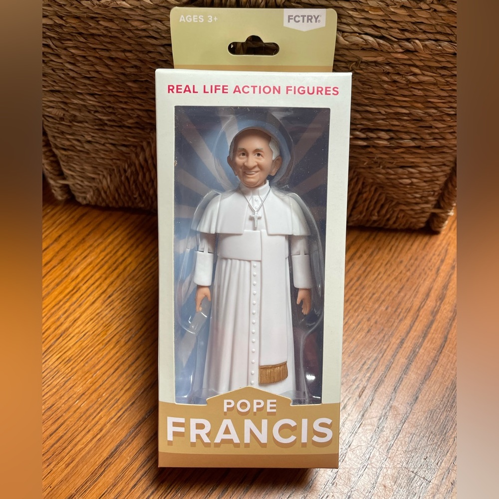 Pope Francis action figure